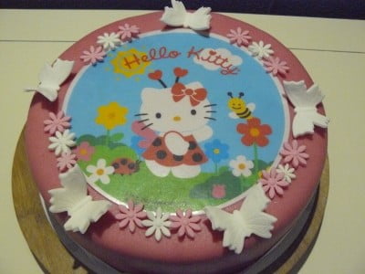 Afbeelding voor “Hello Kitty Taart”