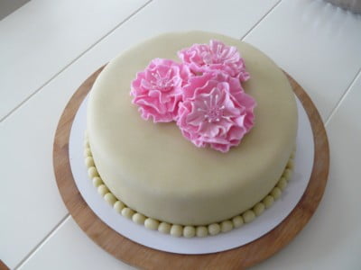 Afbeelding voor “Bloemen Taart”