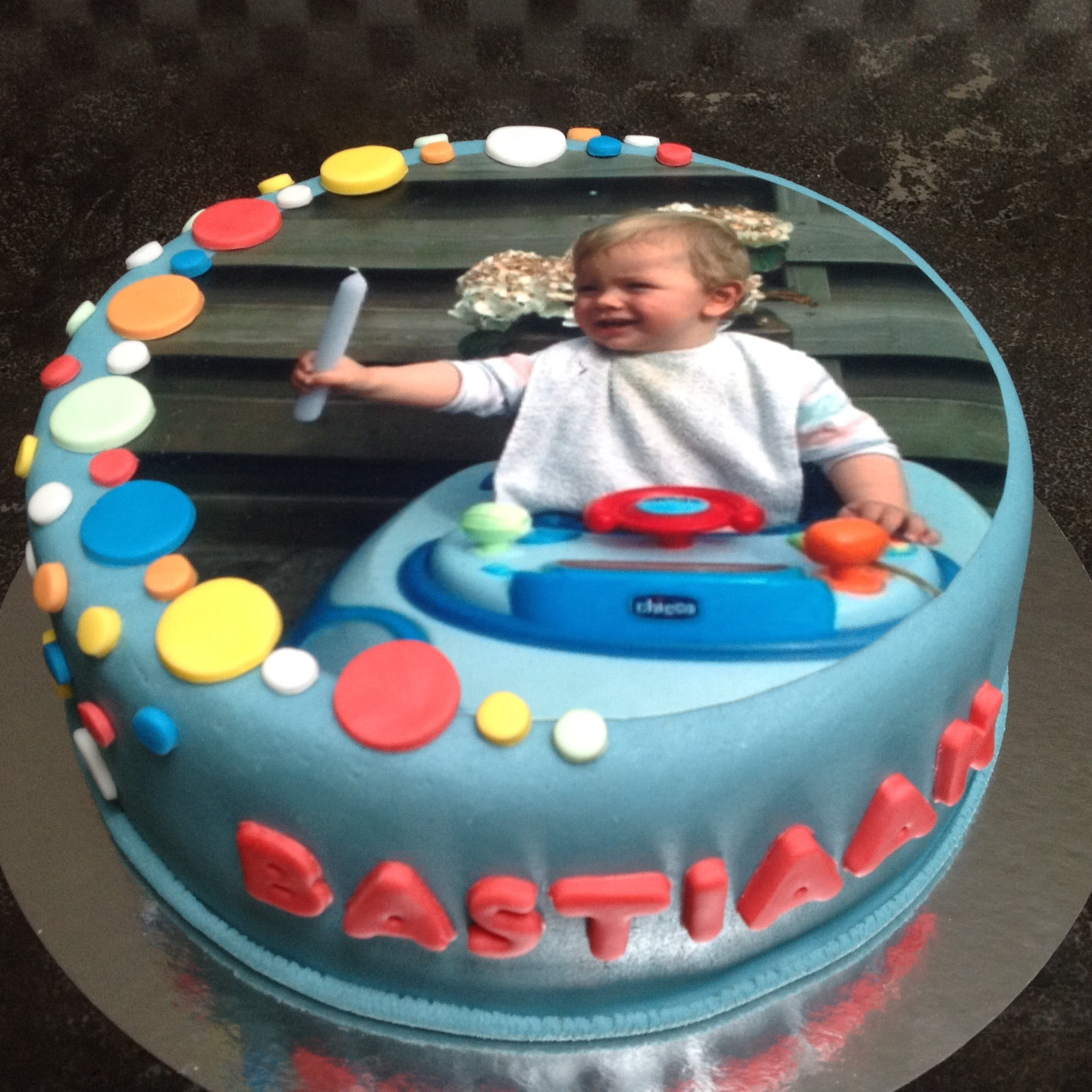 Afbeelding voor “Verjaardagstaart met eetbare print”