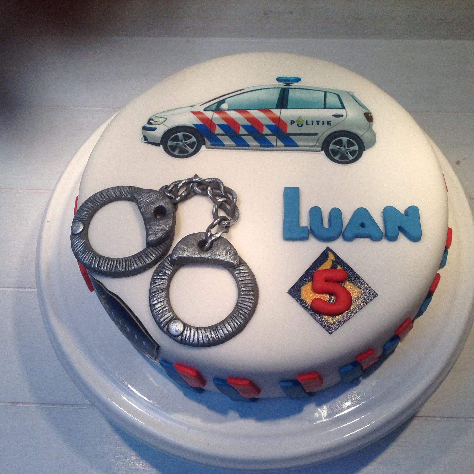 Afbeelding voor “Politie taart”