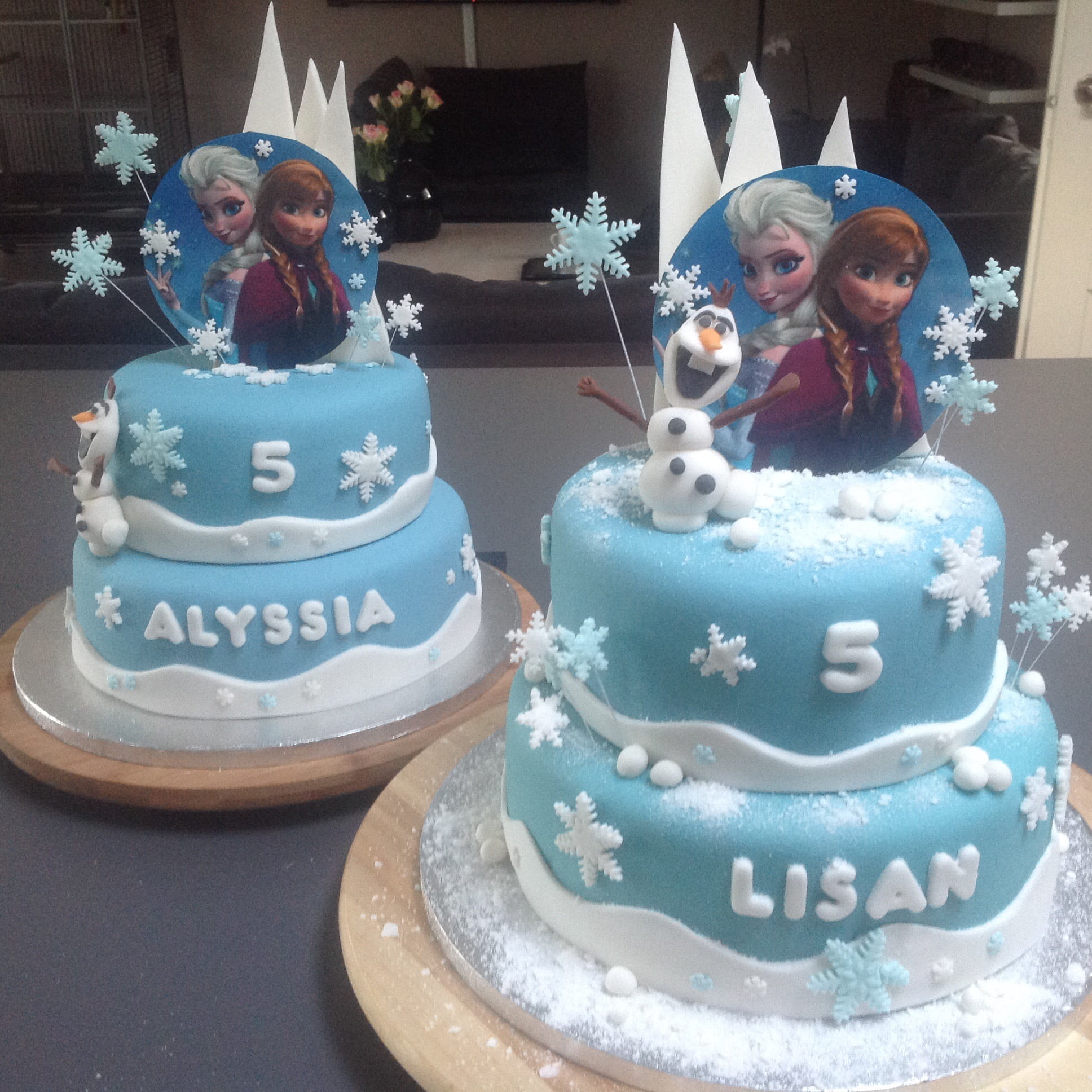 Afbeelding voor “Frozen taart”