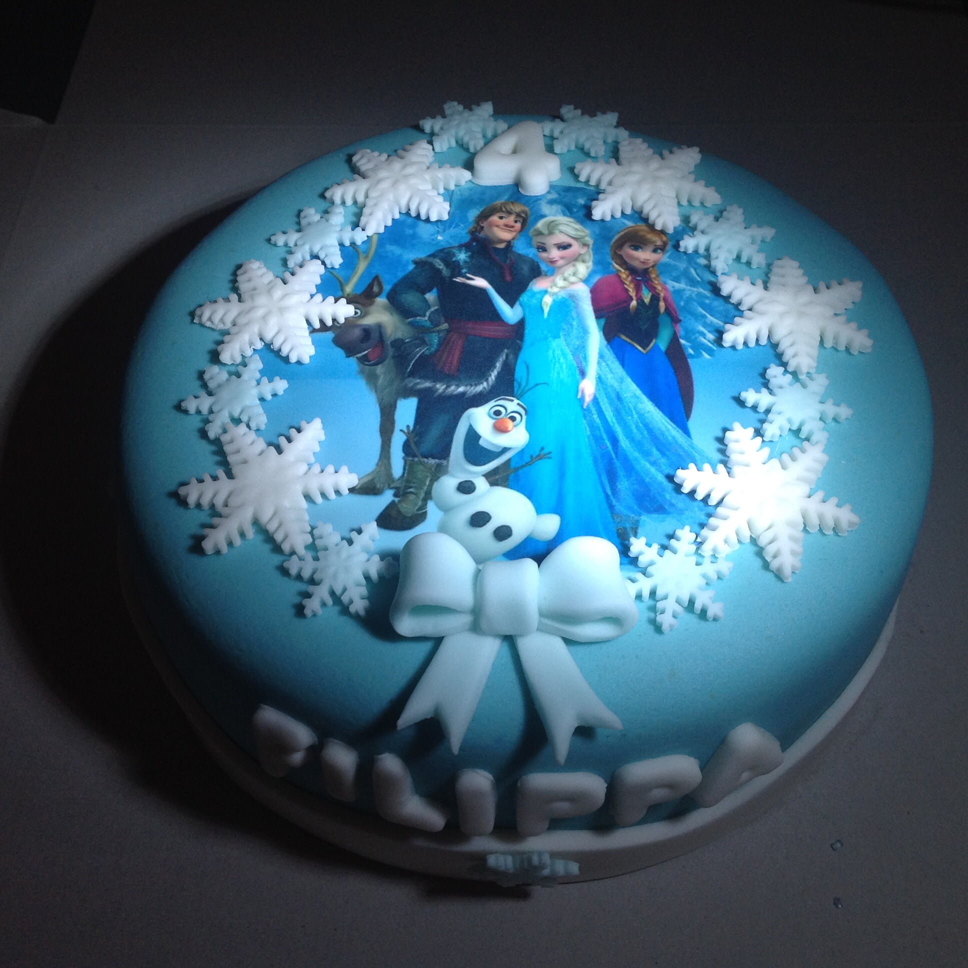 Afbeelding voor “Frozen taart”
