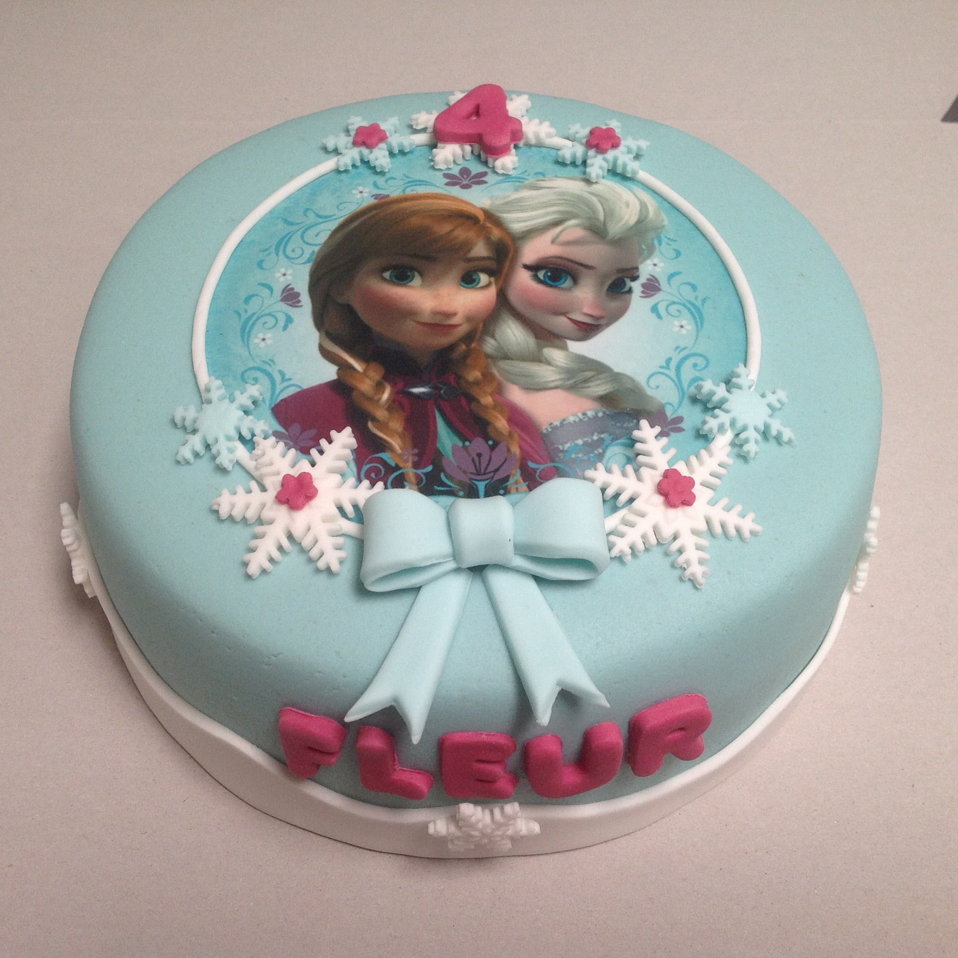 Afbeelding voor “Frozen taart”