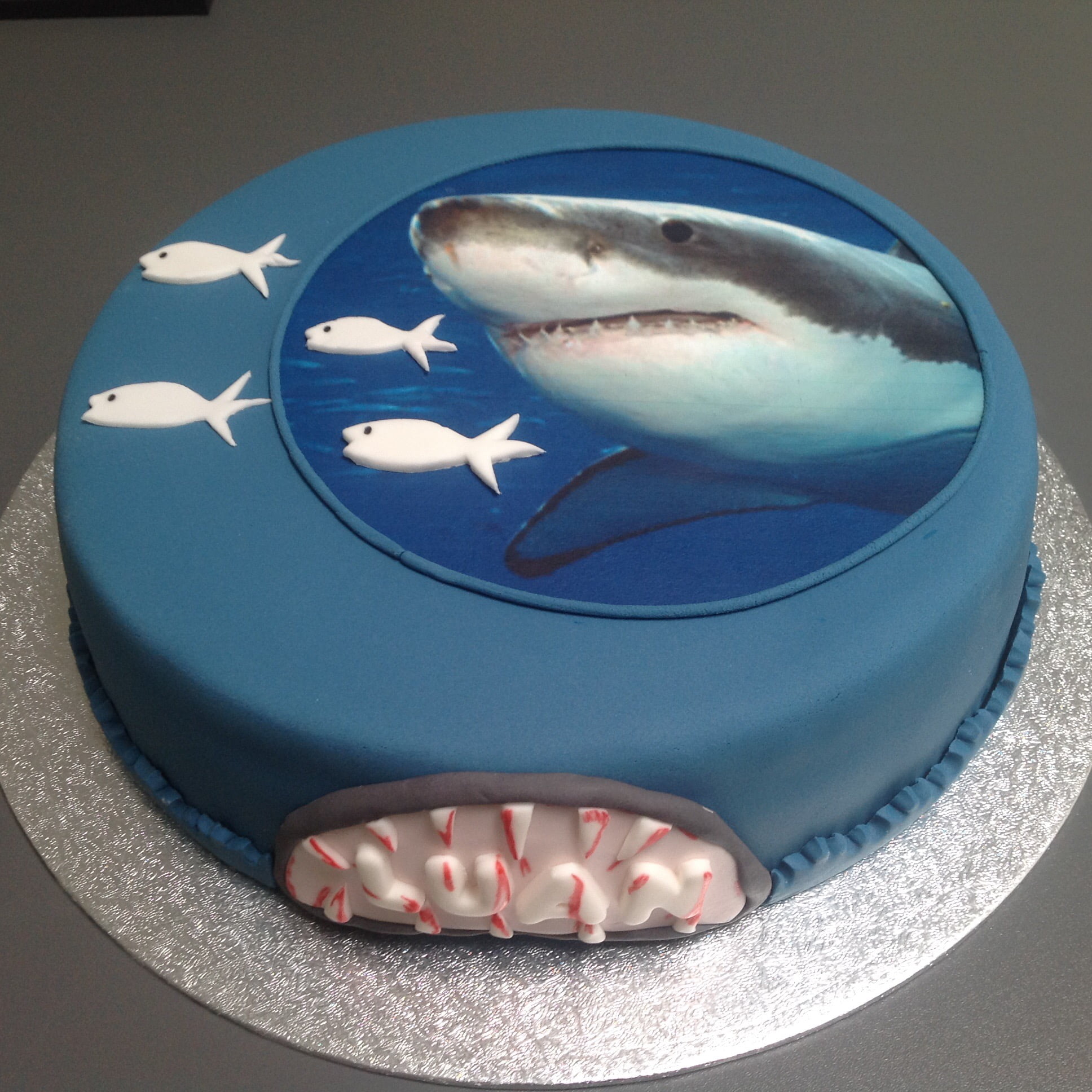 Afbeelding voor “Haaien taart”