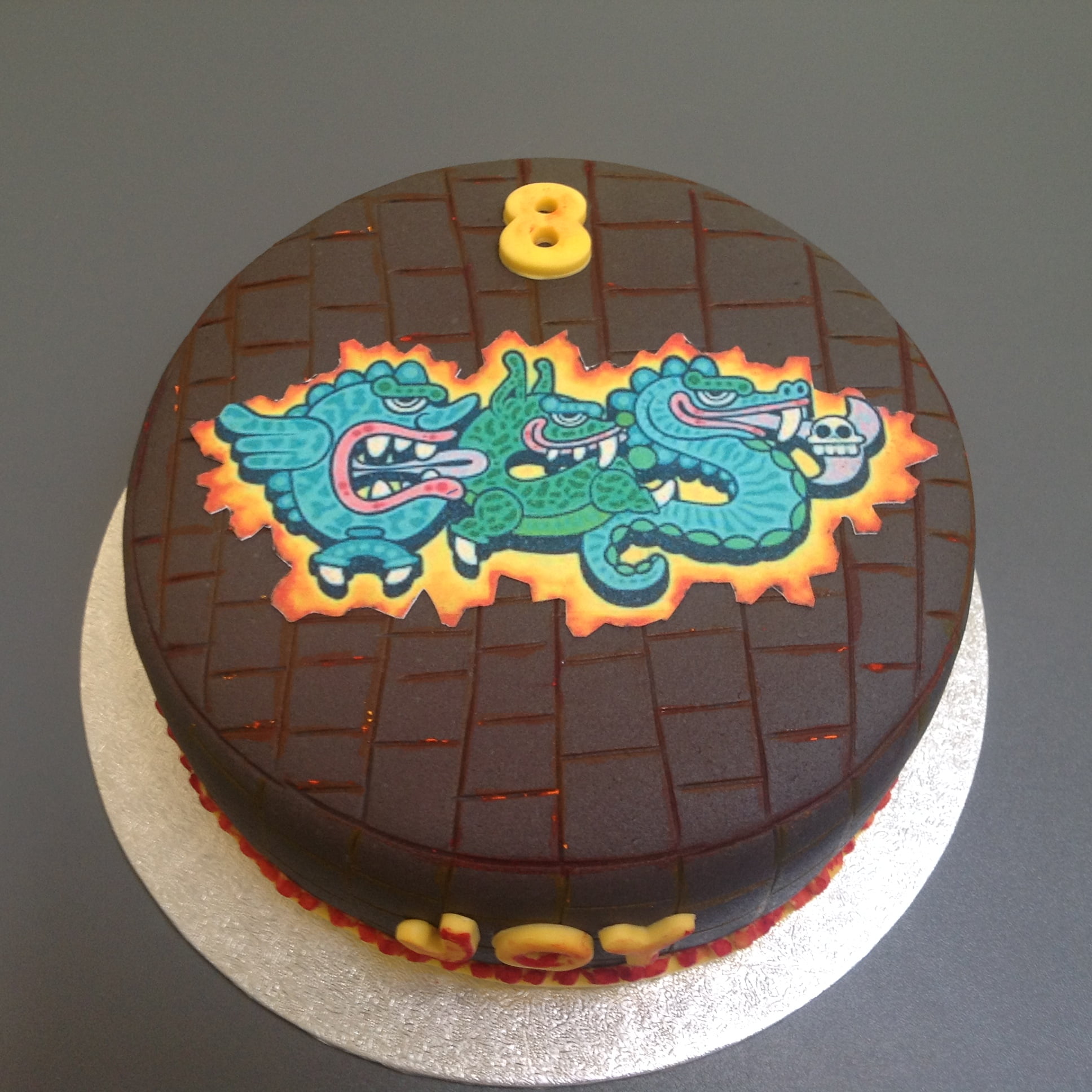 Afbeelding voor “Grafitti taart”