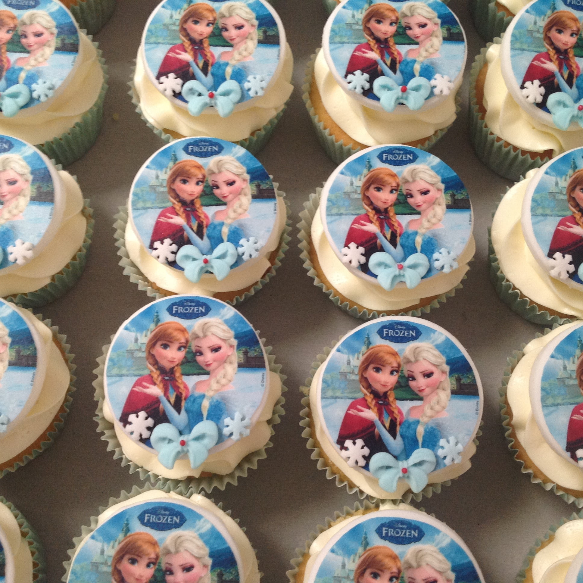 Afbeelding voor “Frozen cupcakes”