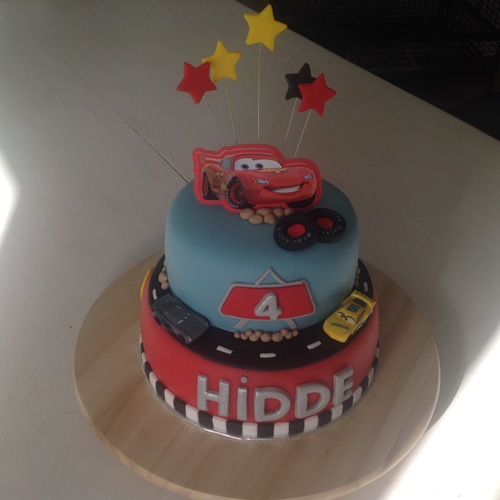 Afbeelding voor “Cars taart”