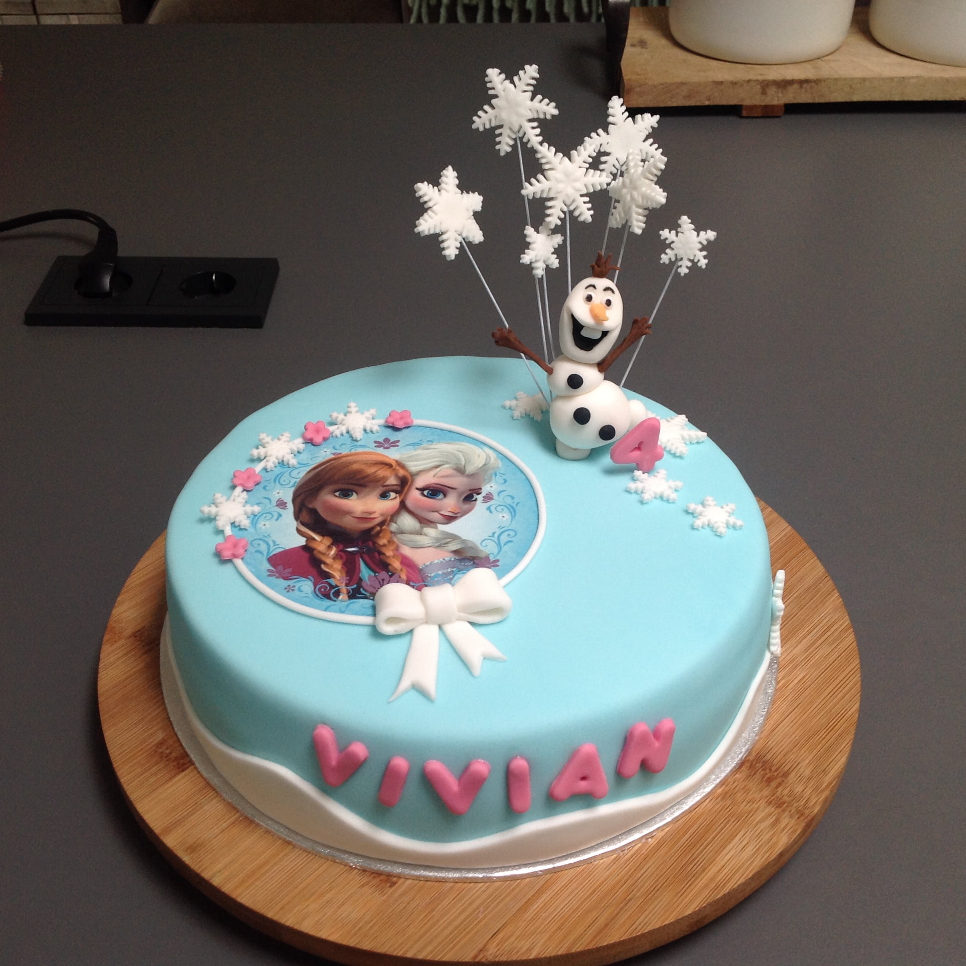Afbeelding voor “Frozen taart”
