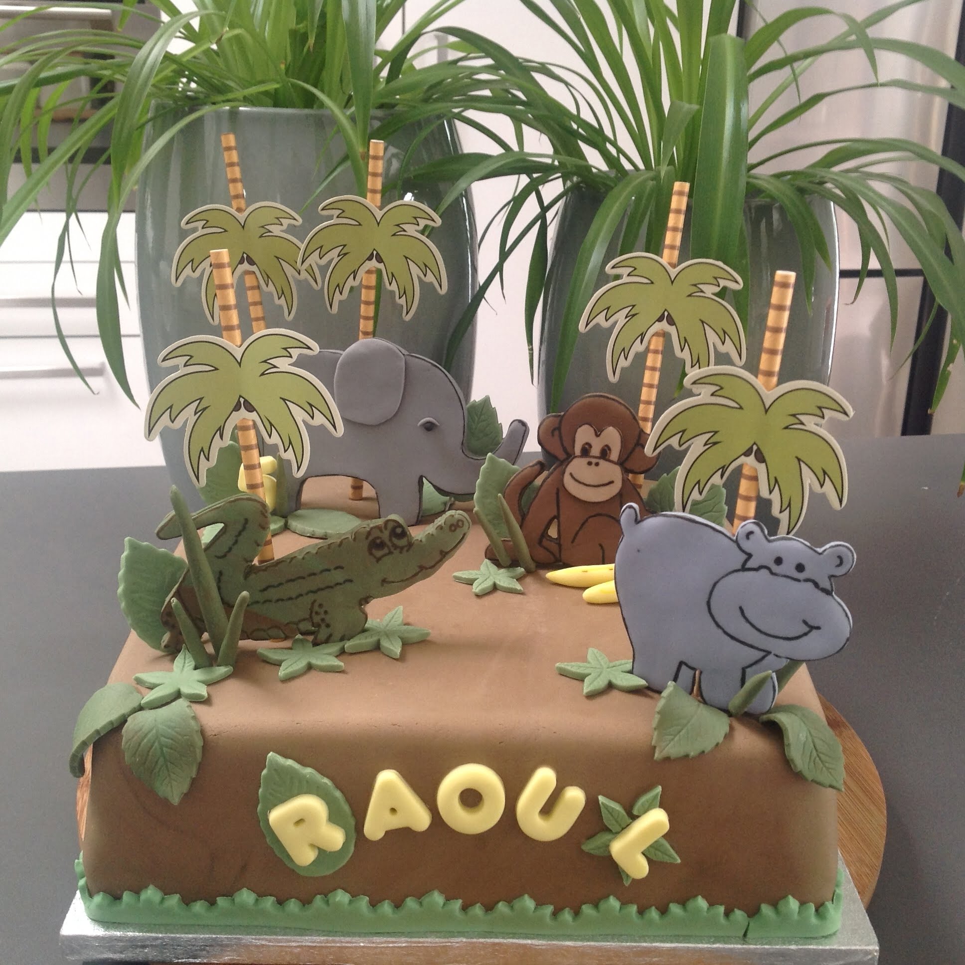 Afbeelding voor “Jungle taart”