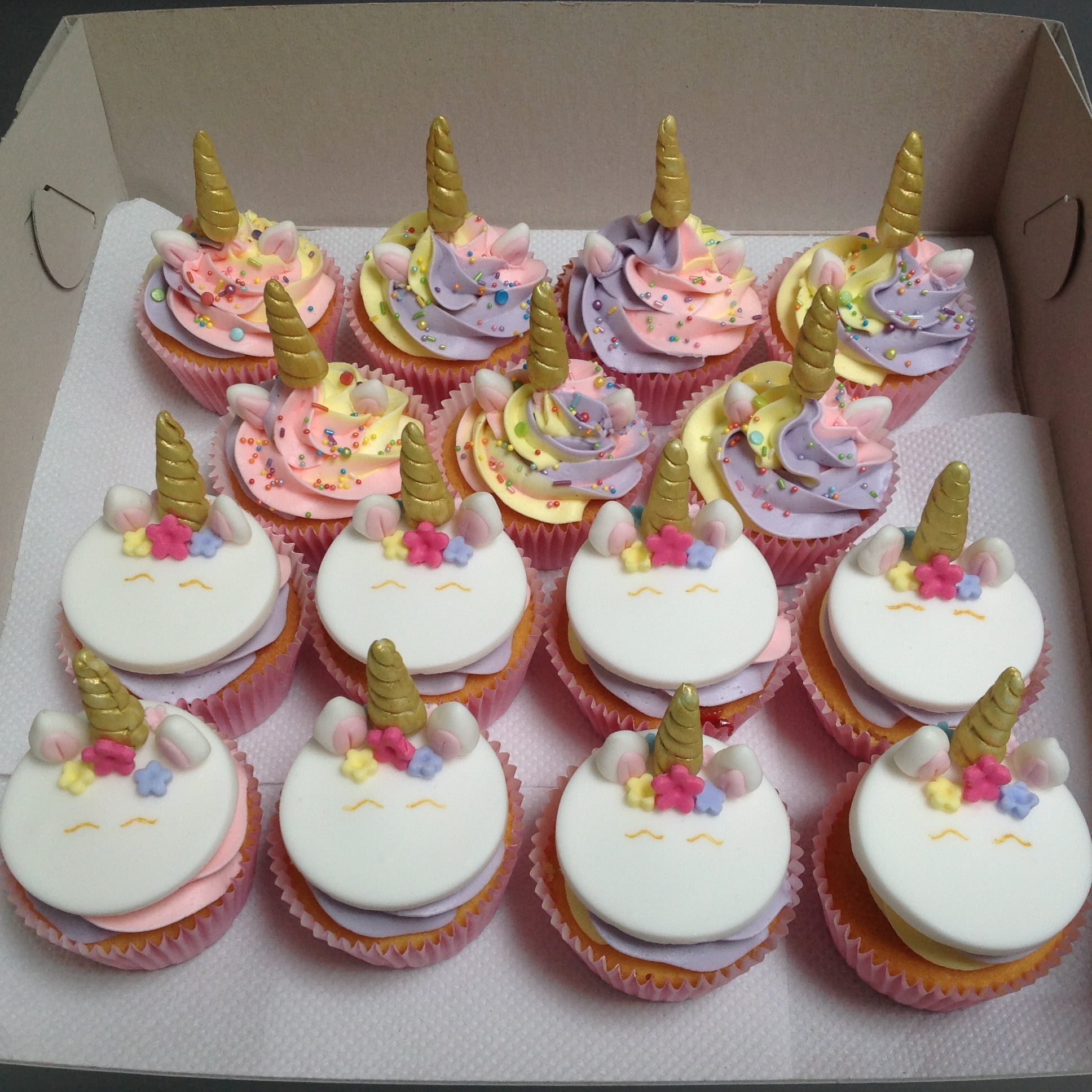 Afbeelding voor “Eenhoorn cupcakes”