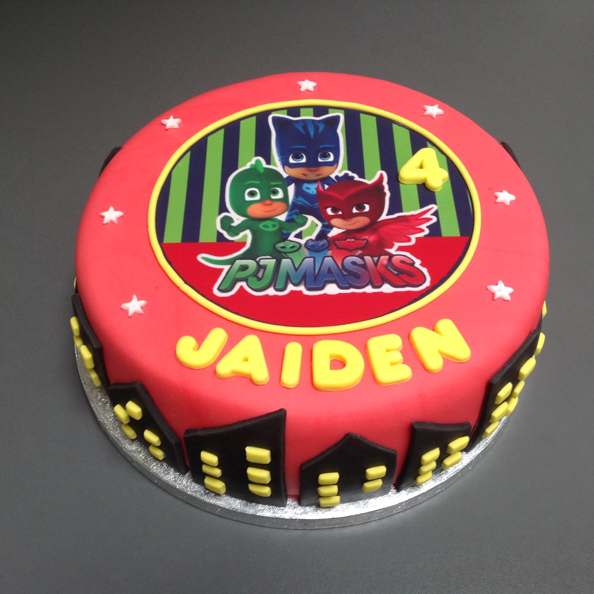 Afbeelding voor “PJ Masks taart”