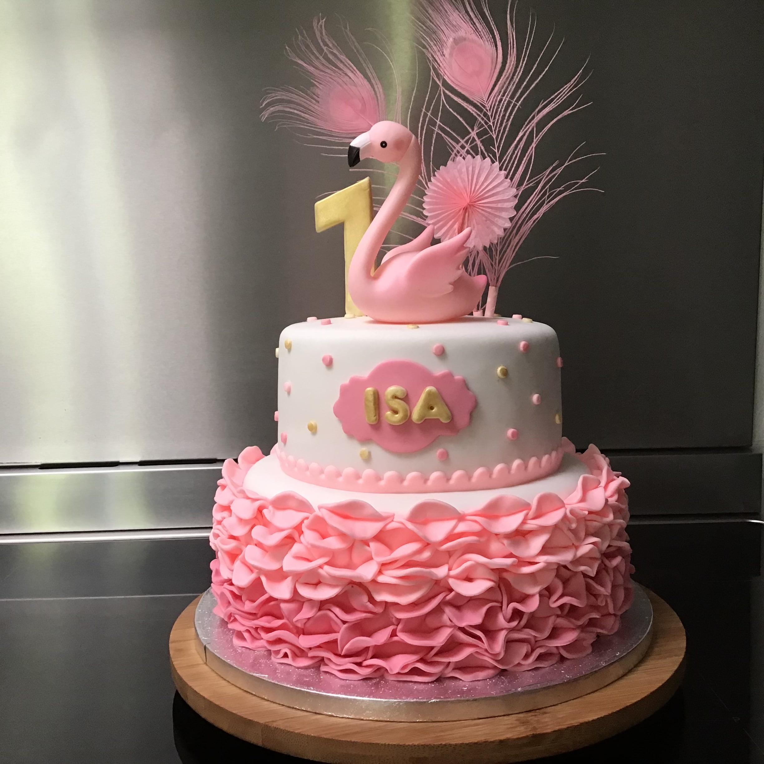 Afbeelding voor “Flamingo taart”