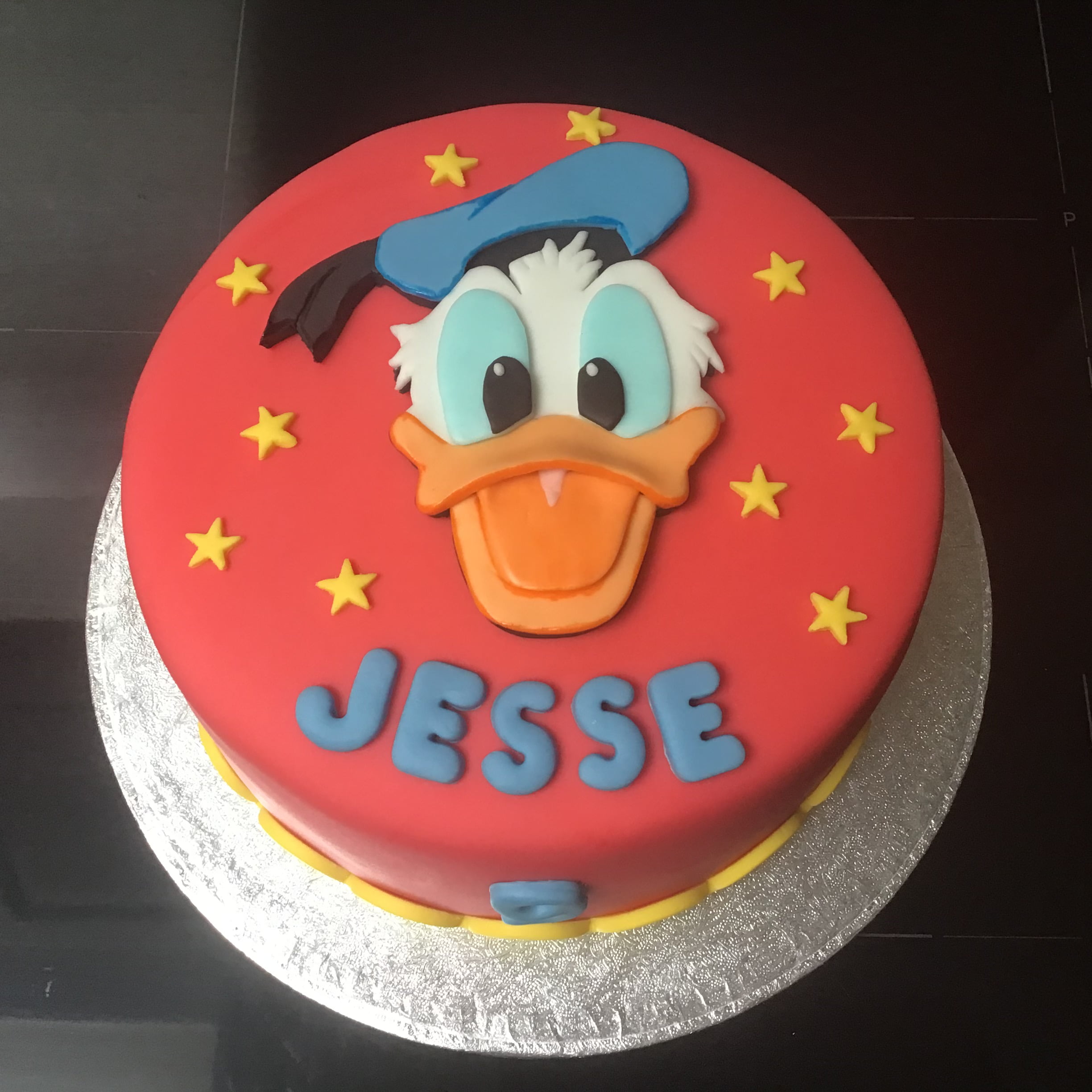 Afbeelding voor “Donald Duck taart”