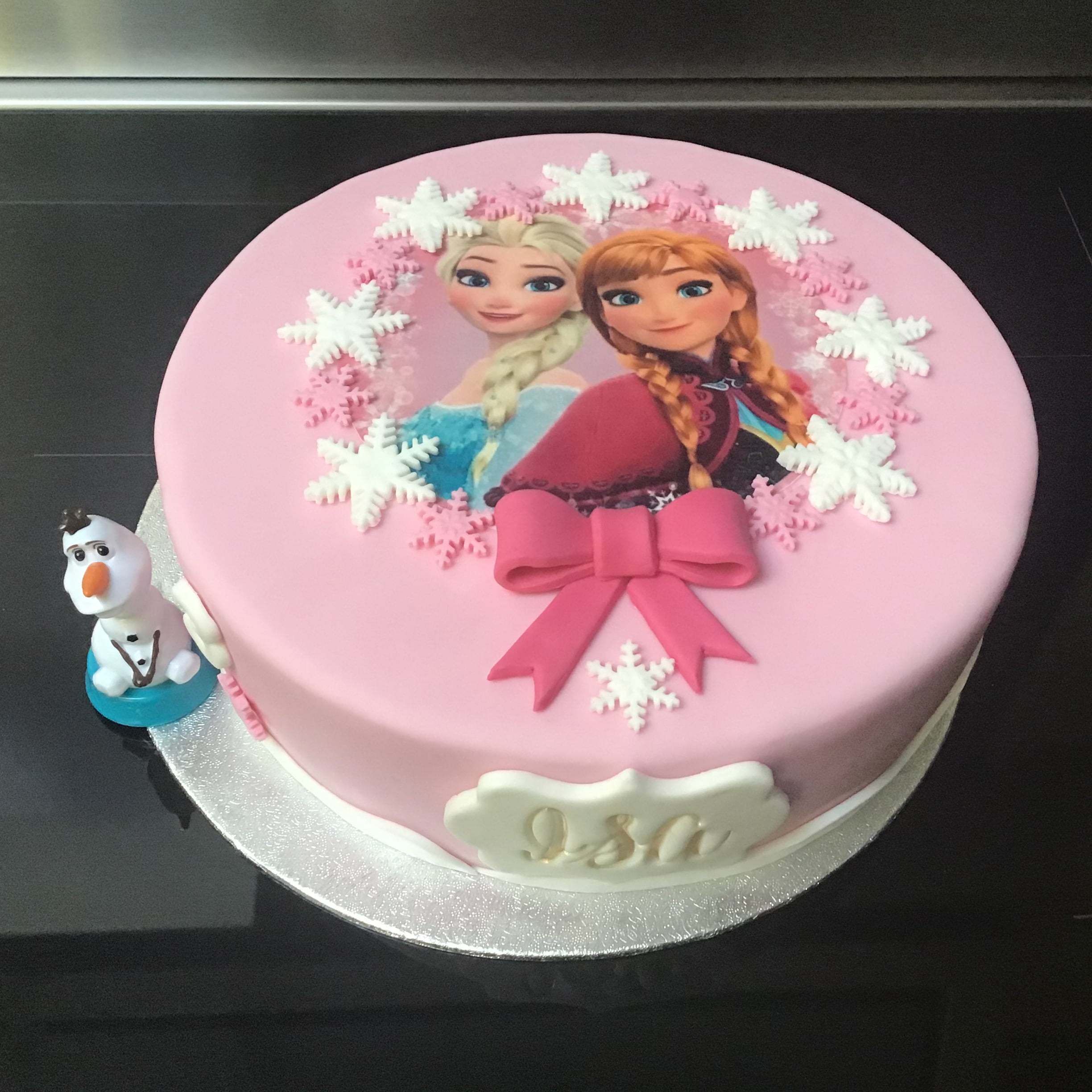 Afbeelding voor “Frozen taart”
