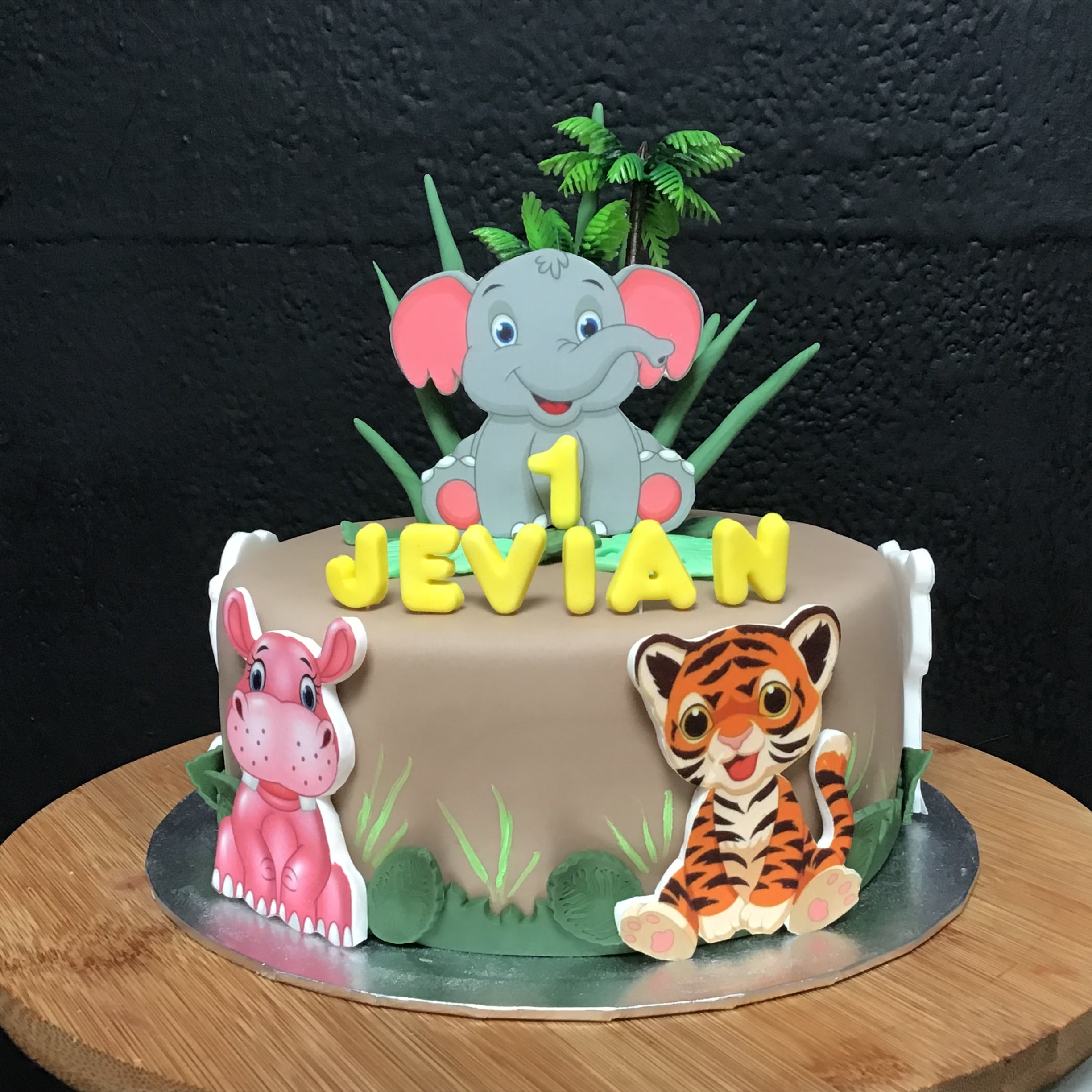 Afbeelding voor “Jungle taart”