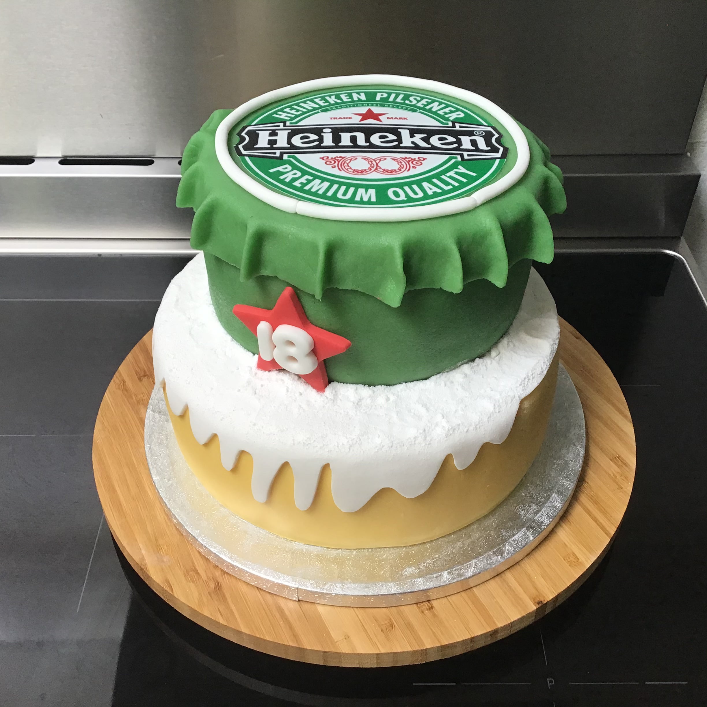 Afbeelding voor “Heineken taart”