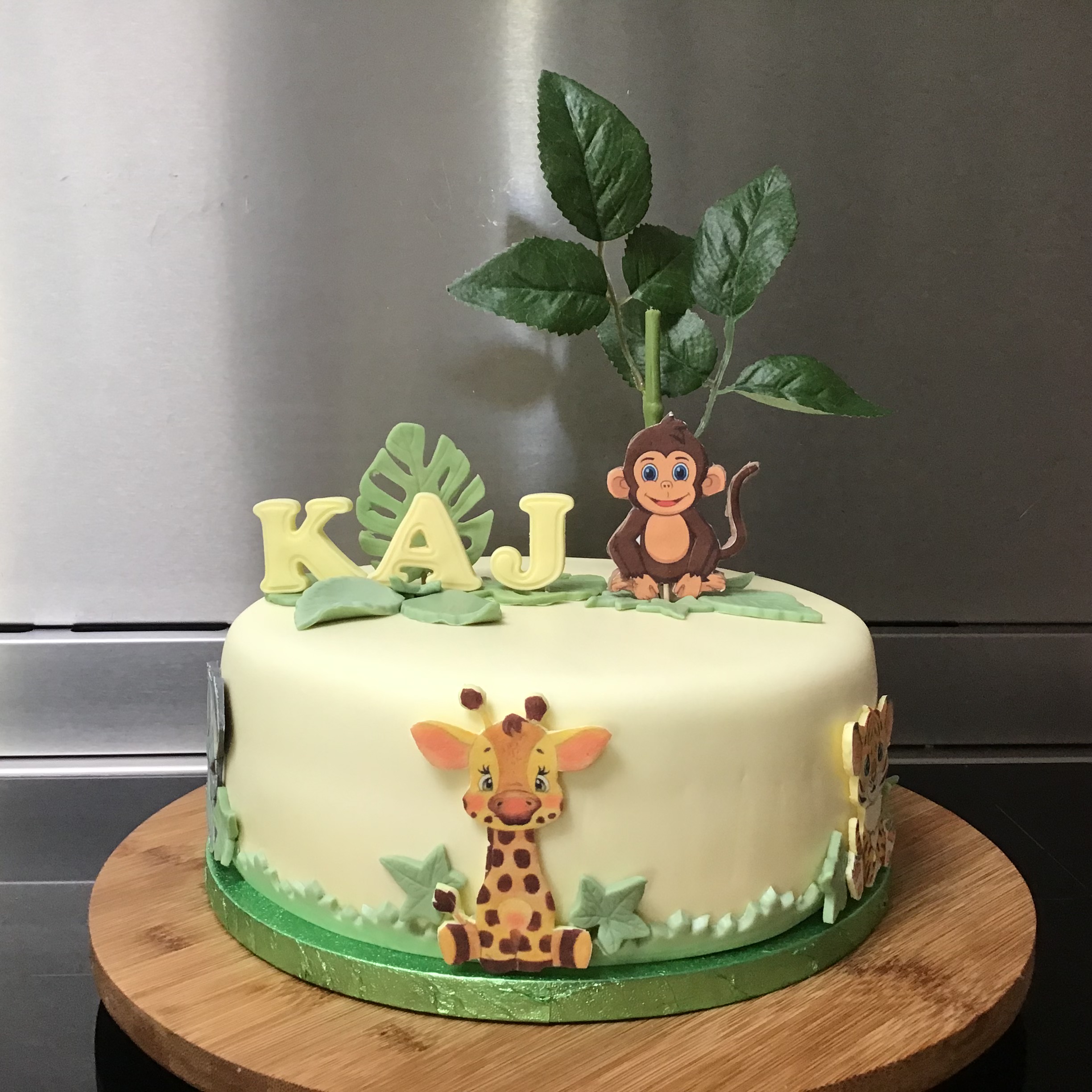 Afbeelding voor “Jungle taart met mep-taartje”