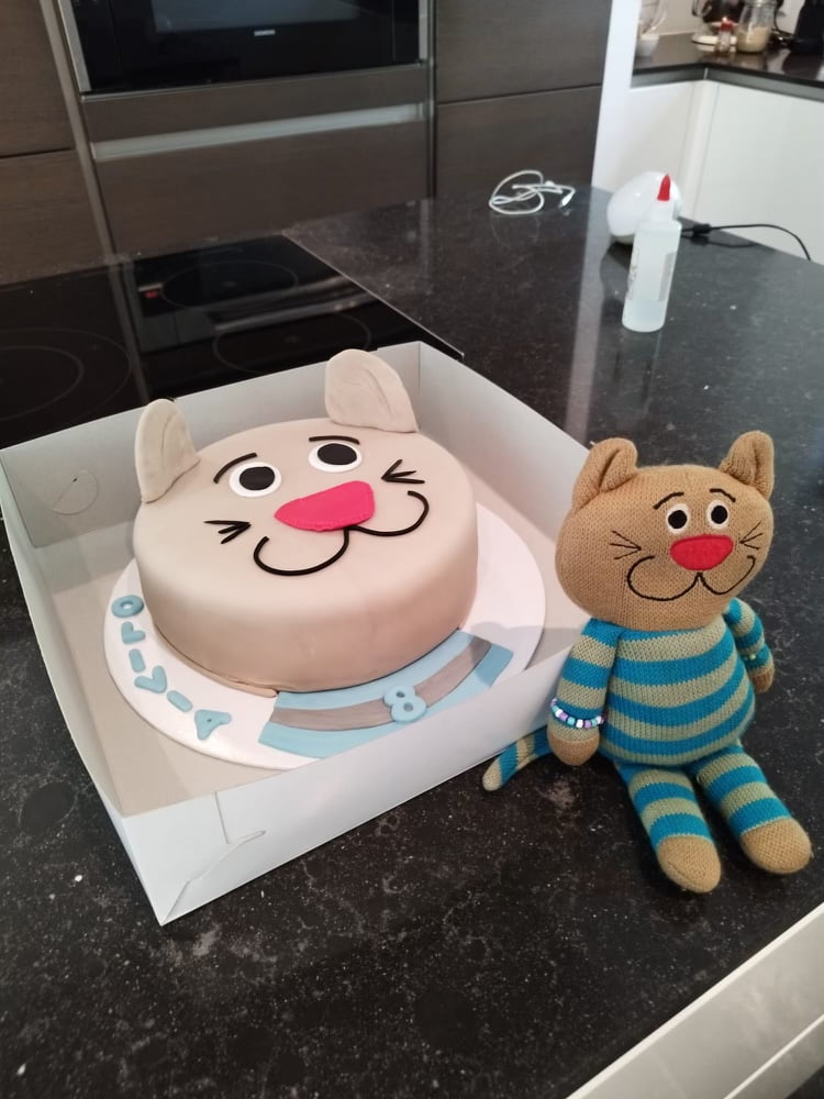 Afbeelding voor “Knuffel Miauw taart”