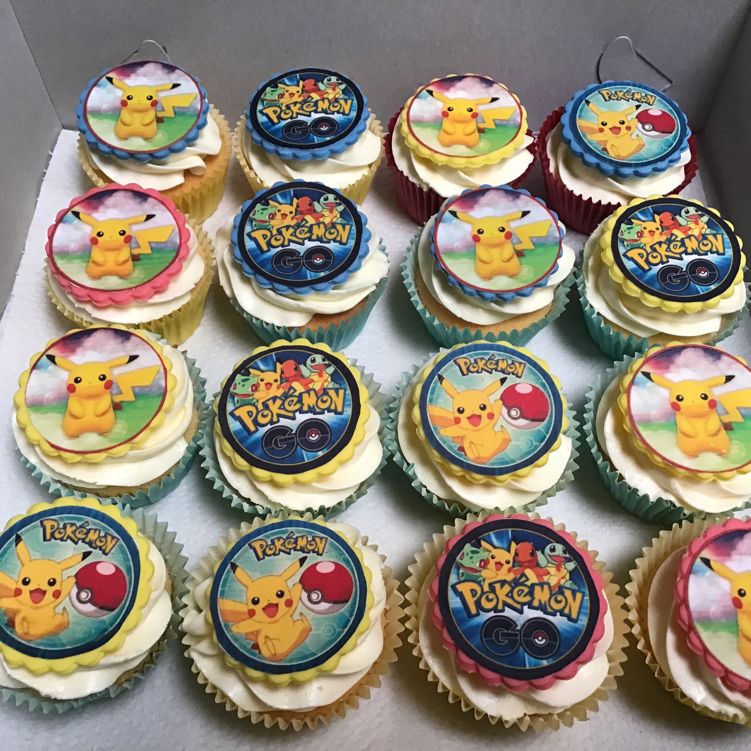 Afbeelding voor “Pokémon cupcakes”