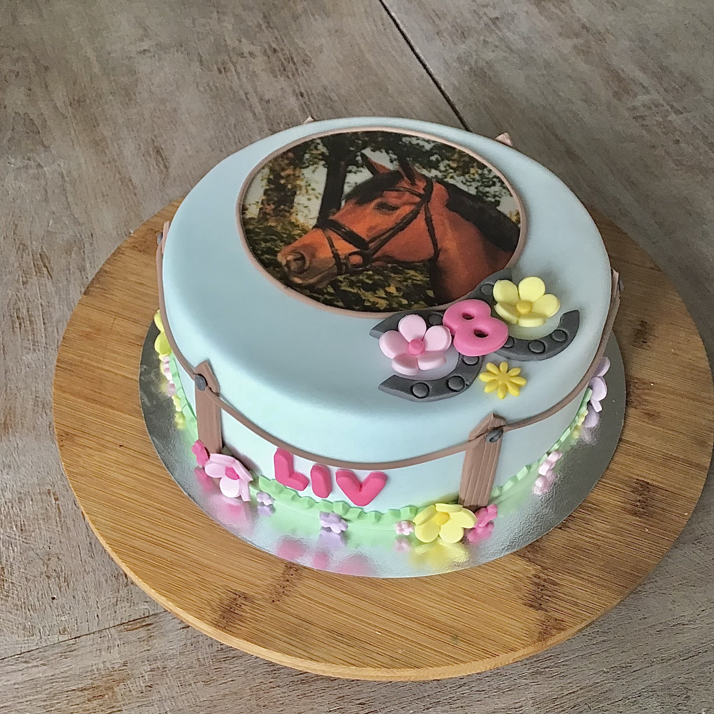 Afbeelding voor “Paarden taart”