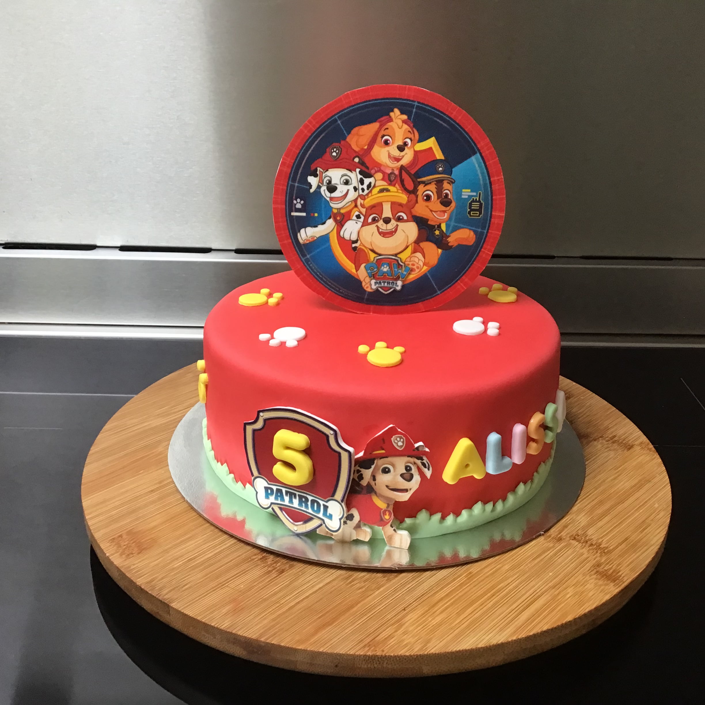 Afbeelding voor “Paw Patrol taart”